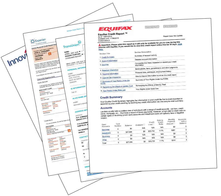get your FREE credit report today